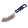 Faithfull 17330001 Wire Scratch Brush Brass Yellow Handle