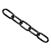 Faithfull 19354J Black Japanned Chain 6mm x 10m Box - Max. Load 250kg
