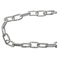 Faithfull 19375G Galvanised Chain Link 8mm x 10m Reel - Max. Load. ..