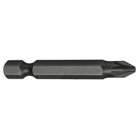 Faithfull 21003 Pozi S2 Grade Steel Screwdriver Bits PZ3 x 50mm (P...