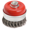 Faithfull 21075101505 Wire Cup Brush Twist Knot 65mm M10x1.25,  0.5...