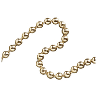 Faithfull FAICHBPB3210 Ball Chain Polished Brass 3.2mm x 10m