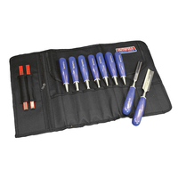 Faithfull FAICR8 8 Pocket Chisel Roll 32 x 50cm