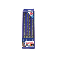 Faithfull FAISDSSET4 SDS Plus Drill Bit Set,  4 Piece 5.5-8mm
