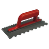 Faithfull FAISGTNOTP Notched Trowel V 4mm & Round 7mm Plastic Handle