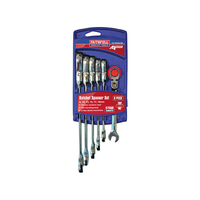 Faithfull FAISPARAT6S Ratchet Combination Spanner Flex Head Set,  6...