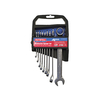 Faithfull FAISPASETC18 Chrome Vanadium Combination Spanner Set,  18...