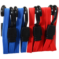 Faithfull FAITDBUNGPK4 Flat Bungee Set,  4 Piece