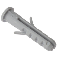 ForgeFix 100RMD630 Nylon Expansion Wall Plug Rimmed M6 x 30mm Bag 100