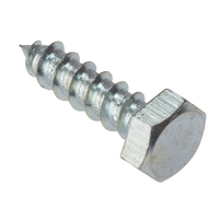 ForgeFix 10CS6150 Coach Screw Hexagon Head Single Thread ZP M6 x 1...