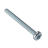 ForgeFix 25MSPH540 Machine Screw Phillips Pan Head ZP M5 x 40mm Bag 25