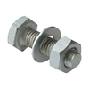 ForgeFix 50NUT10 Hexagon Nut ZP M10 Bag 50