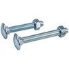 ForgeFix 5CB12240 Carriage Bolt & Nut ZP M12 x 240mm Bag 5