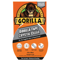 Gorilla Glue 3044700 Gorilla Tape 48mm x 8.2m Crystal Clear