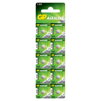 GP GPPBA164F004 L621 (LR620) Alkaline Button Cell (pack 10)