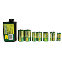 GP GPPCC15KC005 Zinc Chloride Cell - AA Battery (Pack 2)