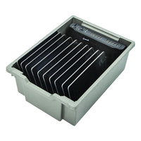 Gratnells F2 Power Tray 2 - Silver
