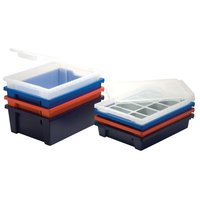 Gratnells Shallow Education Storage Tray 312 x 427 x 75mm Royal Blue