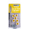 Gripit GPCURTKIT Curtain Kit,  Clam Pack