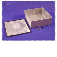 Hammond 1550WN IP66 Diecast Aluminium Enclosure Natural 250 x 250. ..
