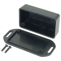 Hammond 1551GFLBK ABS Miniature Flanged Enclosure Black 50 x 35 x 20mm
