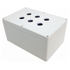 Hammond 1554MPB6B 22.5mm Pushbutton Enclosure 240x160x120mm Polyca...