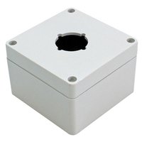 Hammond 1554PB1 30.5mm Pushbutton Enclosure 90x90x60mm Polycarbona...