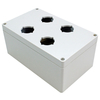 Hammond 1554PB4 30.5mm Pushbutton Enclosure 200x120x90mm Polycarbo...