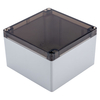 Hammond 1554QA2GYSL Watertight Grey PC Enclosure,  Smoked Lid 140 x...