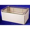 Hammond 1554U2GYCL Watertight PC Enclosure Clear Lid 200 x 120 x 9...