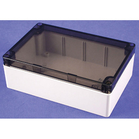 Hammond 1554VB2GYSL Watertight PC Enclosure Smoked Lid 240 x 160 x...
