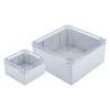 Hammond 1554WA2GYCL Watertight PC Enclosure Grey,  Clear Lid 180 x. ..