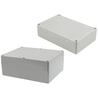 Hammond 1555XGY Watertight ABS Enclosure,  Styled Lid 300 x 200 x 9...