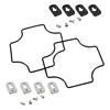 Hammond 1557FOOTGY-24 ABS Mounting Foot for 1557 Series Enclosures