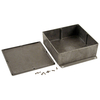 Hammond 1590FF Diecast Enclosure Flanged Base Natural (187.5 x 187...
