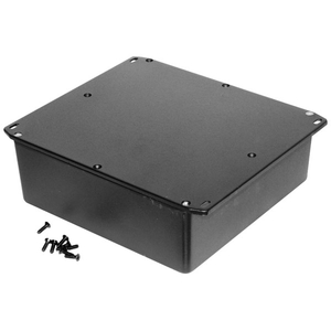 Hammond 1590FFLBK Diecast Enclosure Flanged Lid Black (187.5 x 187...