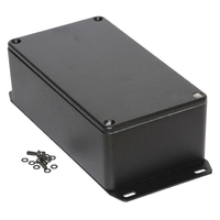 Hammond 1590G2FBK Diecast Enclosure,  Flanged Base 100 x 50 x 31 Black