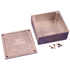Hammond 1590Q Diecast Enclosure Natural (120 x 120 x 34mm)
