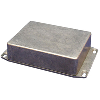 Hammond 1590QFLBK Diecast Enclosure Flanged Lid Black (120 x 120 x...