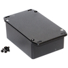 Hammond 1590SFLBK Diecast Enclosure Flanged Lid Black (110.5 x 81....