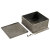 Hammond 1590UF Diecast Enclosure Flanged Base Natural (119.5 x 119...