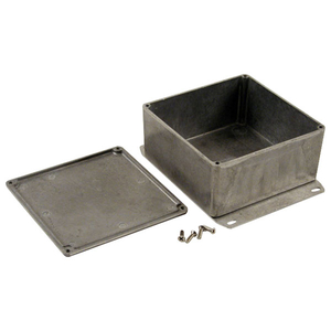 Hammond 1590UF Diecast Enclosure Flanged Base Natural (119.5 x 119...