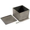 Hammond 1590VF Diecast Enclosure Flanged Base Natural (119.5 x 119...