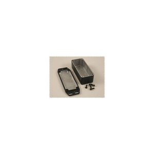 Hammond 1590WAFLBK Watertight Diecast Enclosure Flanged 92x38x27 Black
