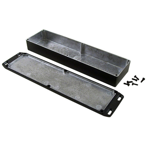 Hammond 1590WBX2FLBK Watertight Diecast Enclosure Flanged Lid 254x...