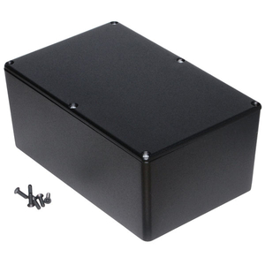 Hammond 1590WEBK Watertight Diecast Enclosure Black (187.5 x 119.5...