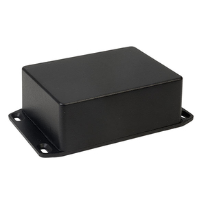 Hammond 1590WSFLBK Watertight Diecast Enclosure Flanged 110x82x40. ..
