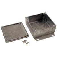Hammond 1590YF Diecast Enclosure,  Flanged Base,  Natural (92 x 92 x...