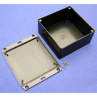 Hammond 1591UFLBK Multipurpose FRABS Enclosure Flanged Lid 120x120...