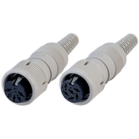 Hirschmann MAK5100S 5 Way Locking Plastic DIN Socket